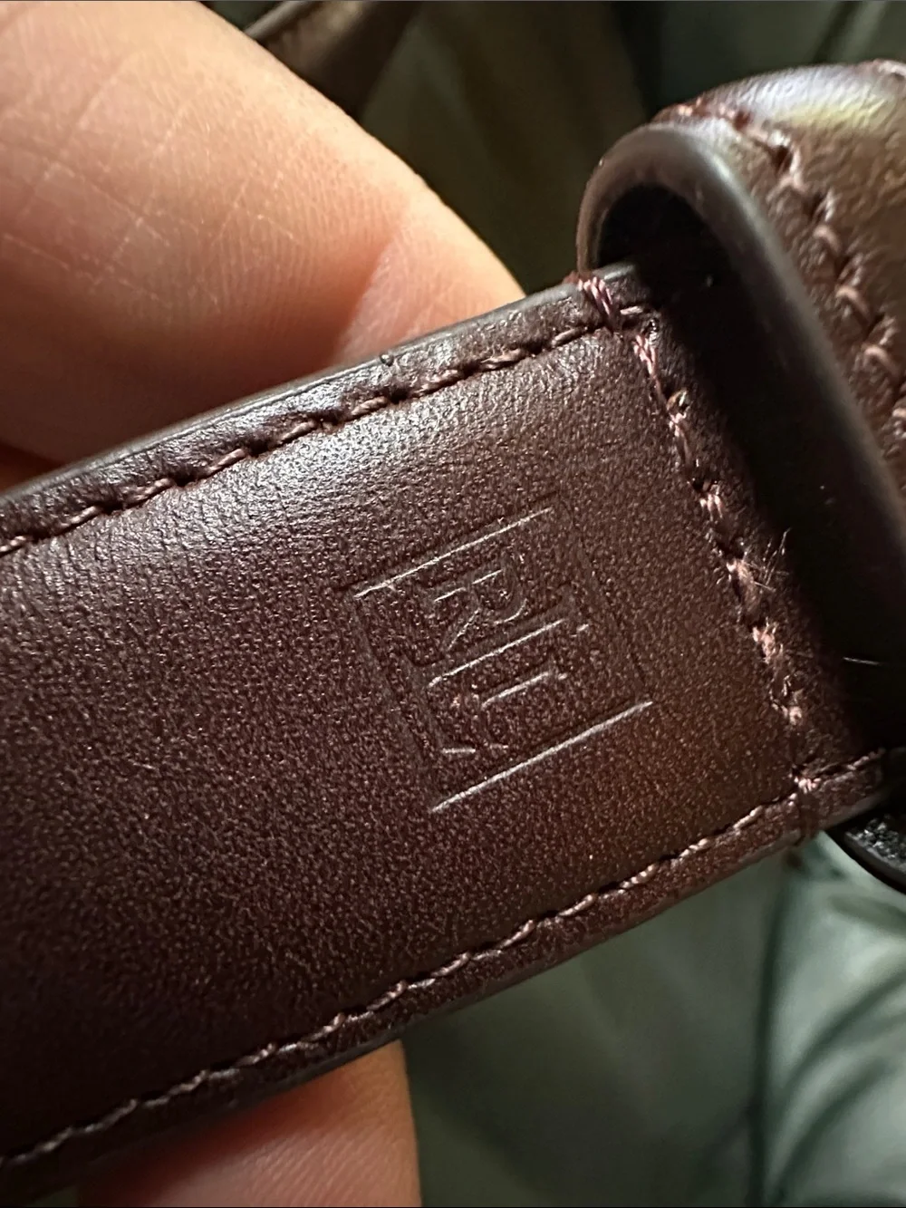 Lauren Ralph Lauren New Leather Men's Belt in Brown